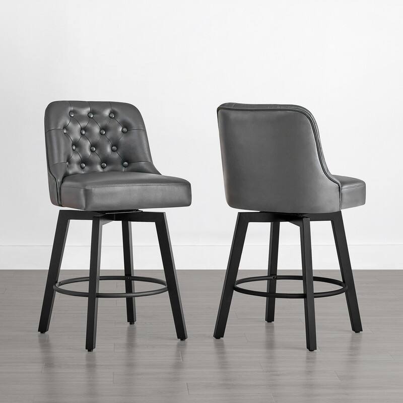 Chris 26 inch Swivel Counter Height Bar Stool Set