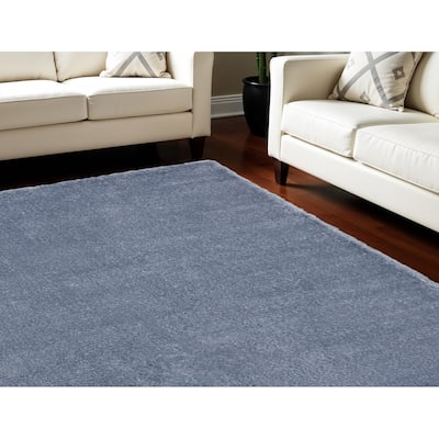 Hoze Power Loomed Stain Resistant Soft Area Rug By HomeRoots - 118' X '94' X '1.58