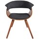 preview thumbnail 5 of 5, Mid-Century Fabric and Bentwood Accent/Dining Chair