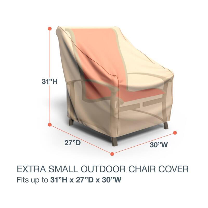 Budge StormBlock™ Savanna Tan Patio Chair Cover Multiple Sizes