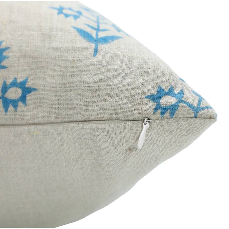 Fabdivine Linen Decorative Block print pillow Cover