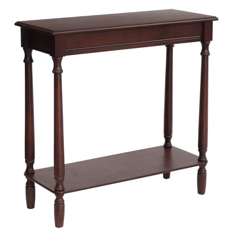 28.25'' Console Table ,28.25'' H X 28.25'' W X 11.8'' D,Walnut