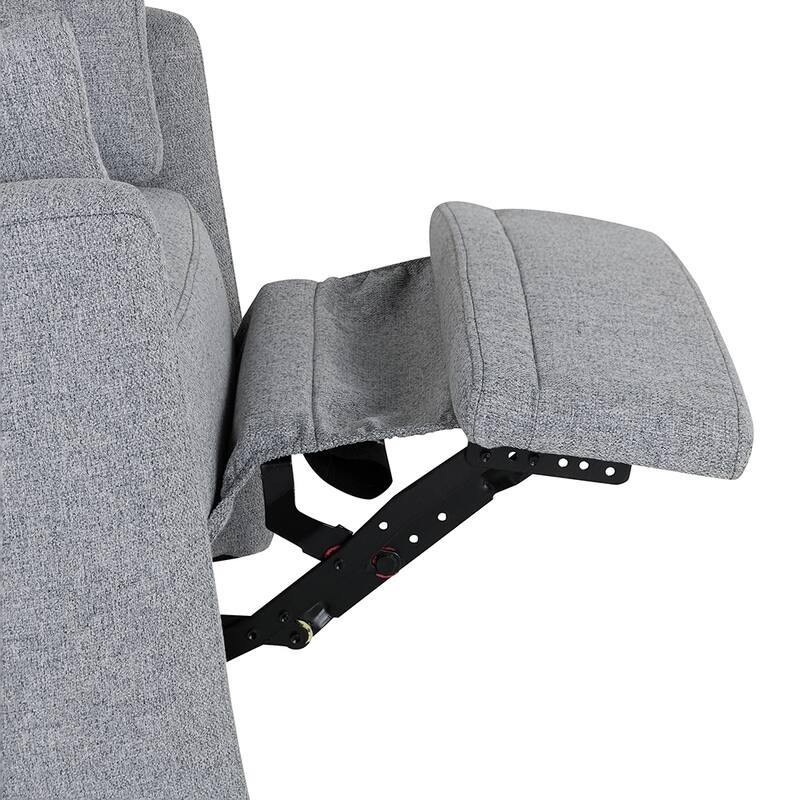 32" Nursing Rocker Recliner,Swivel Glider with 2 Pillows,Comfort Chair