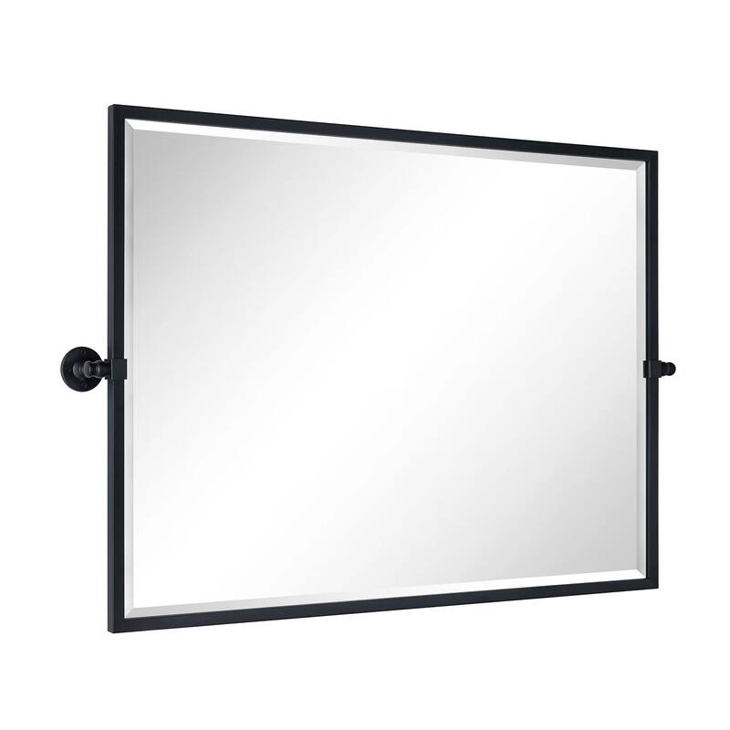 TEHOME Kenti Horizental Rectangle Metal Wall Mirror