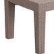 preview thumbnail 10 of 9, Plank-Top Rattan Coffee Table