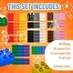 preview thumbnail 3 of 4, Strictly Briks Large Building Blocks for Kids, Rainbow Colors, 84 Pieces, Compatible with Major Brands