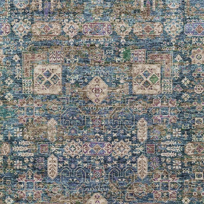 HomeRoots Oriental Transitional Rectangle Outdoor Rug