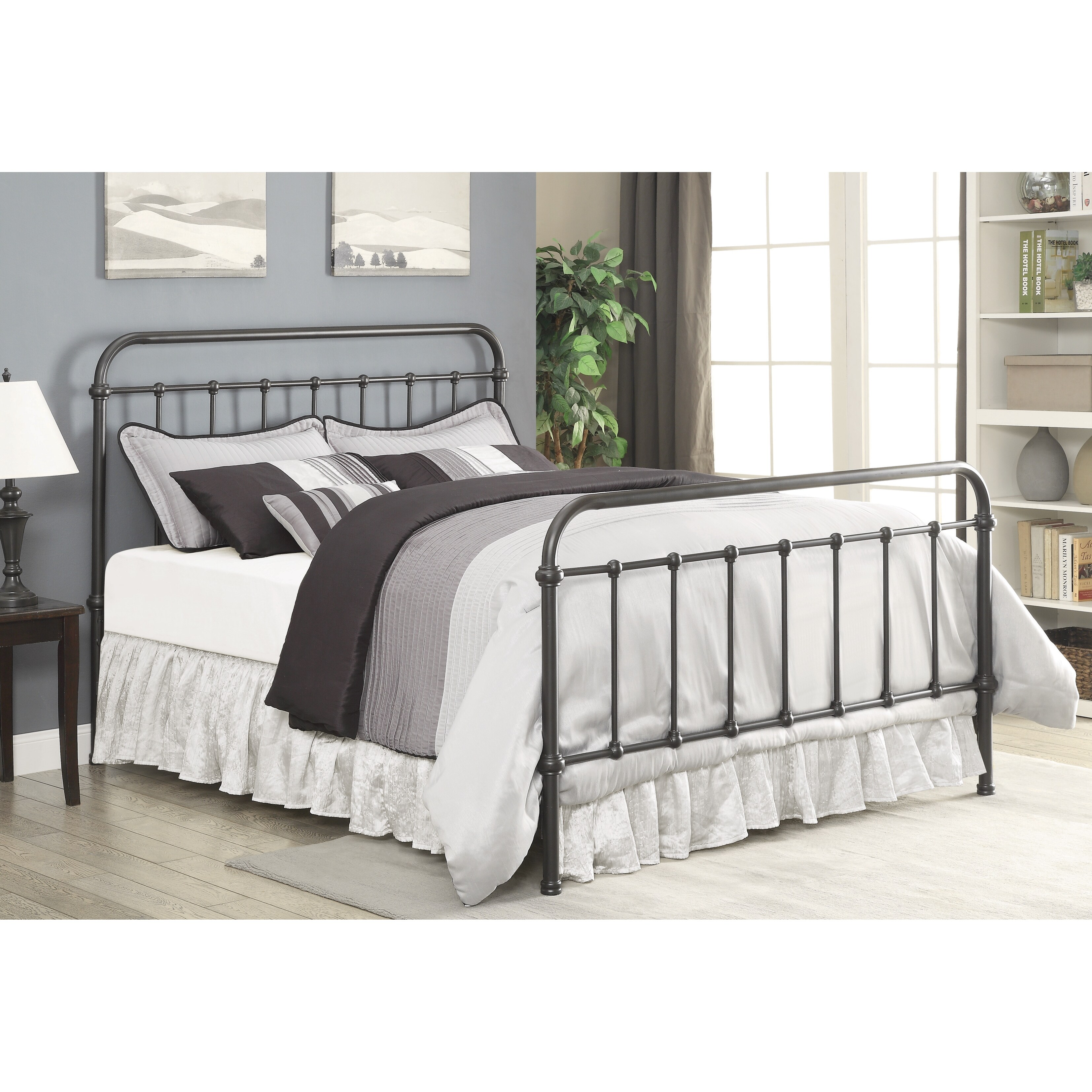 Overstock iron deals bed frame