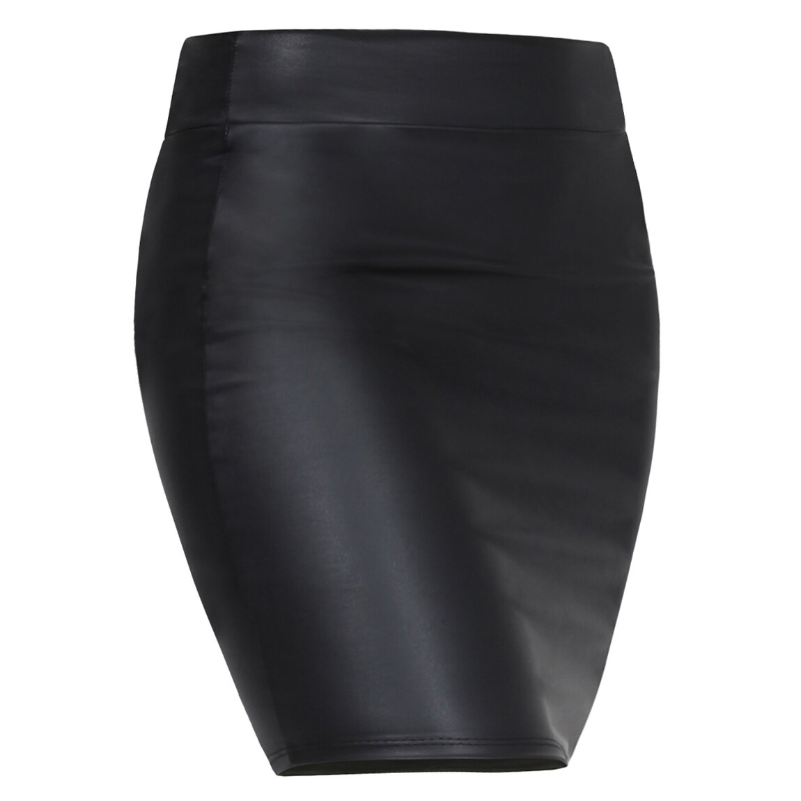 metallic bodycon skirt