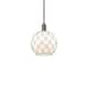 Option Oil Rubbed Bronze / White Glass with White Rope