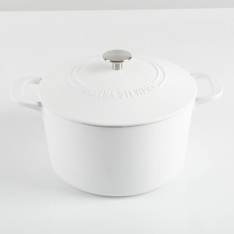 Martha Stewart Gatwick 7 QT Enamel Cast Iron Dutch Oven