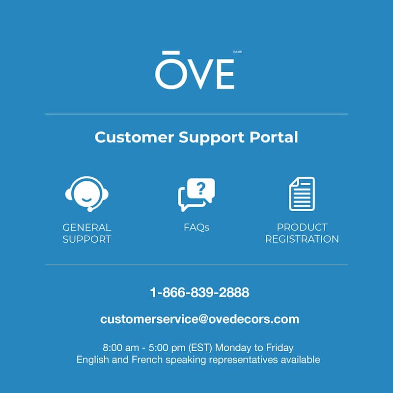 Ove Clarke Dual-Flush Hands-Free Smart Bidet Toilet with Built-in Tank