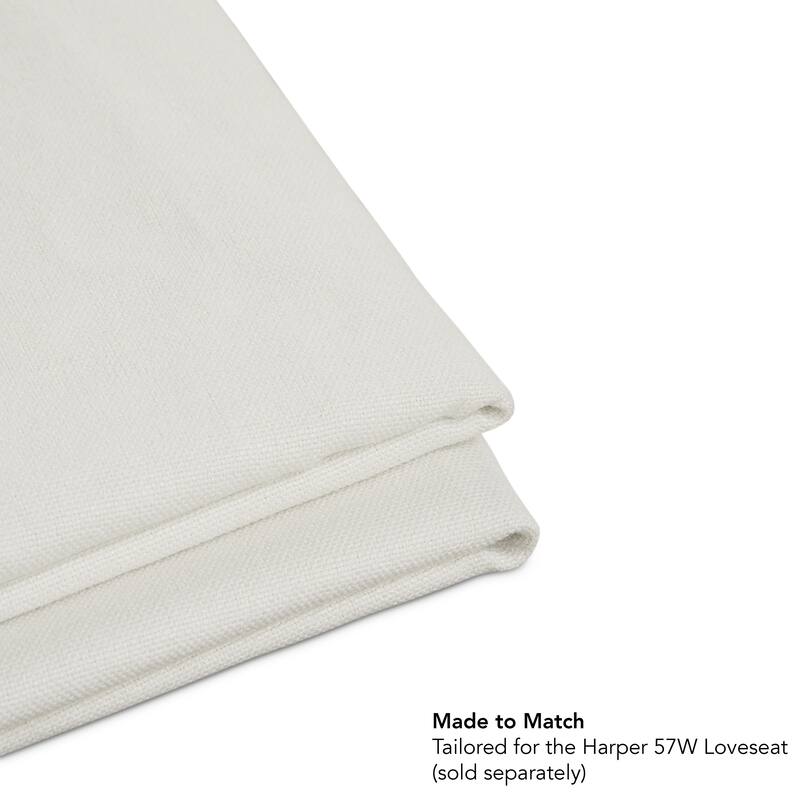 Bush Home Harper Slipcover for Bush Home Harper 57W Loveseat - 56.69" W x 30.2" D x 36.22" H