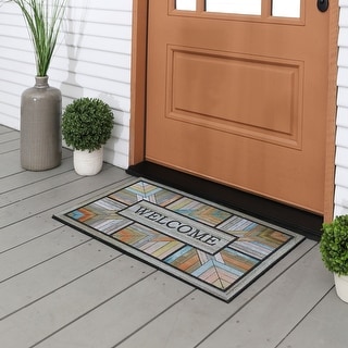 Mohawk Home Colorful Roots All Weather Recycled Rubber Door Mat - 1'6" x 2'6"