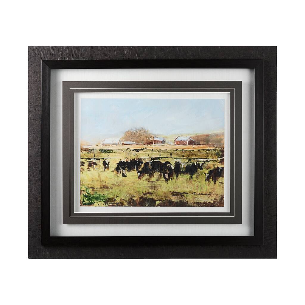 Out to Pasture II Framed Art Print