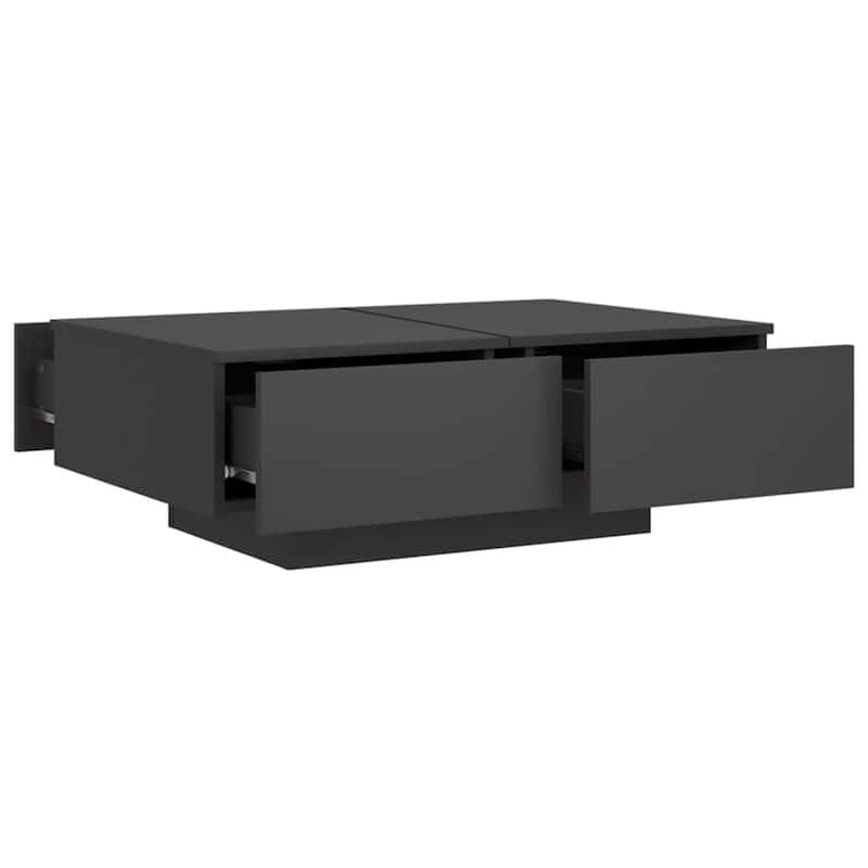 vidaXL Coffee Table Accent Side End Sofa Table for Living Room Engineered Wood - 35.4" x 23.6" x 12.2"