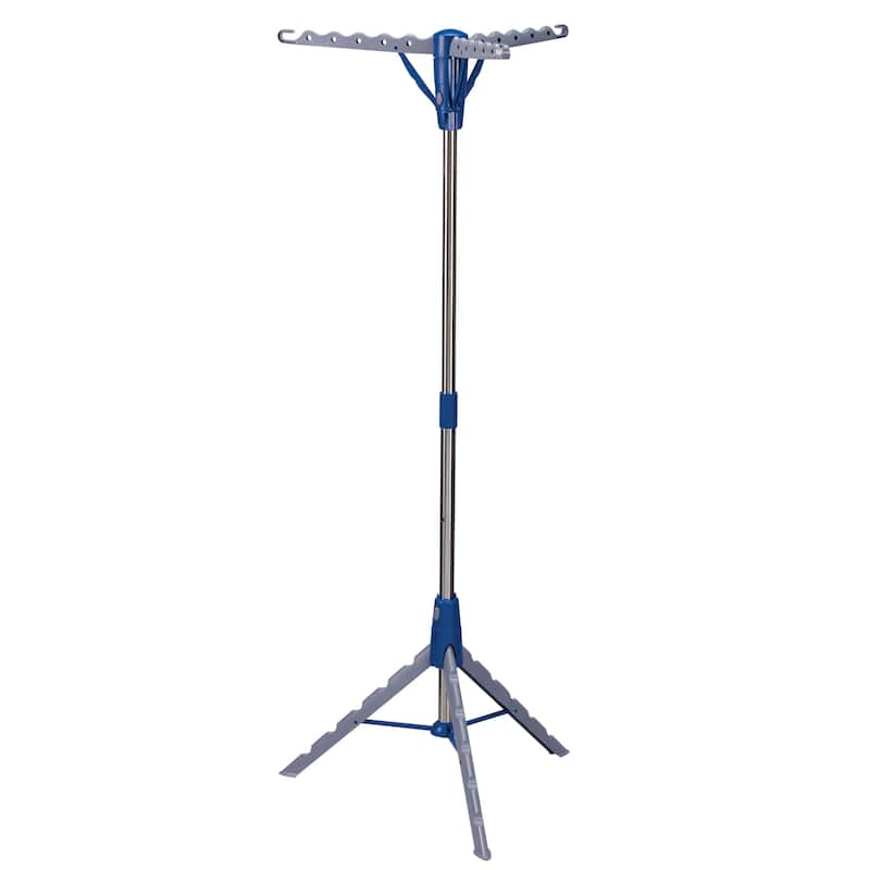 Household Essentials Collapsible Portable Indoor Tripod Clothes Drying Rack for Hanging Laundry