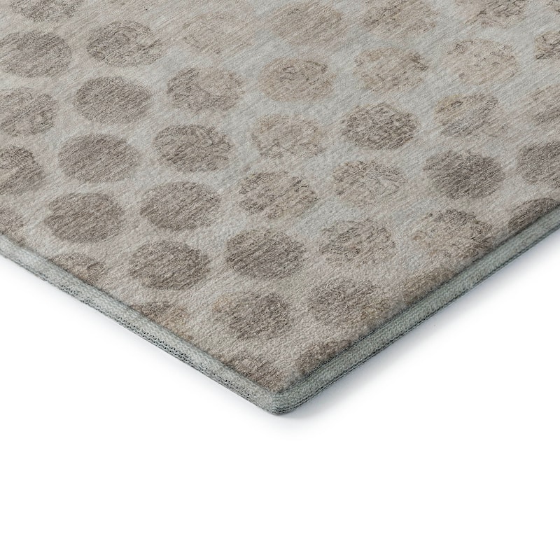 Premium Washable Super Soft Vintage Dotty Mayfield Rug