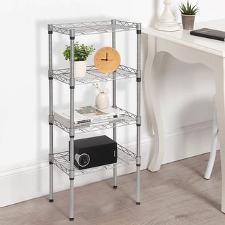 4 Tier Shelves Wire Shelving Rack, Adjustable Storage Rack - Bed Bath ...