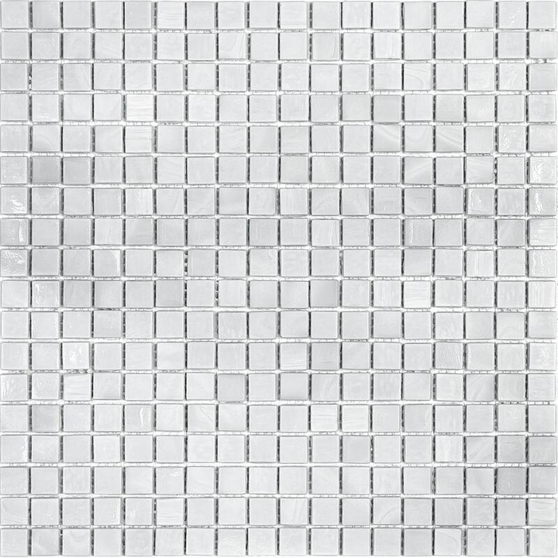 Apollo tile 12" x 12" Skosh Glossy Dolphine Gray Glass Tile (18.69 sq ft/case) - 20 Pack