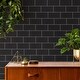 preview thumbnail 8 of 9, Merola Tile Crown Heights 3"x 6" Matte Black Ceramic Wall Tile
