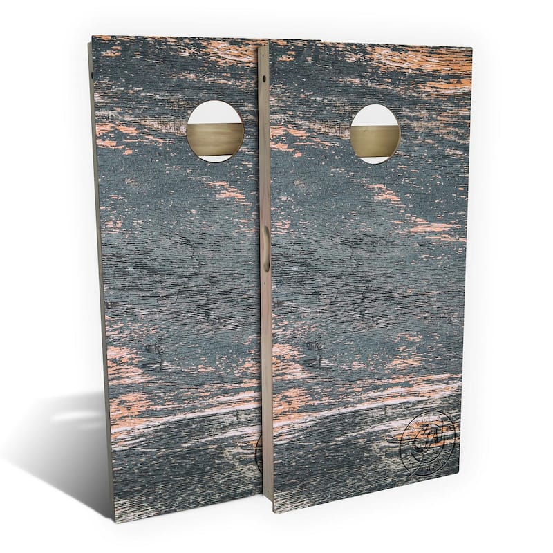 Black Bark Outdoor Cornhole Board Set - Backyard 2x4 - NO Accessories