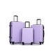 purple Luggage Suitcase w/ Spinner Hardshell Travel Lightweight - Bed ...
