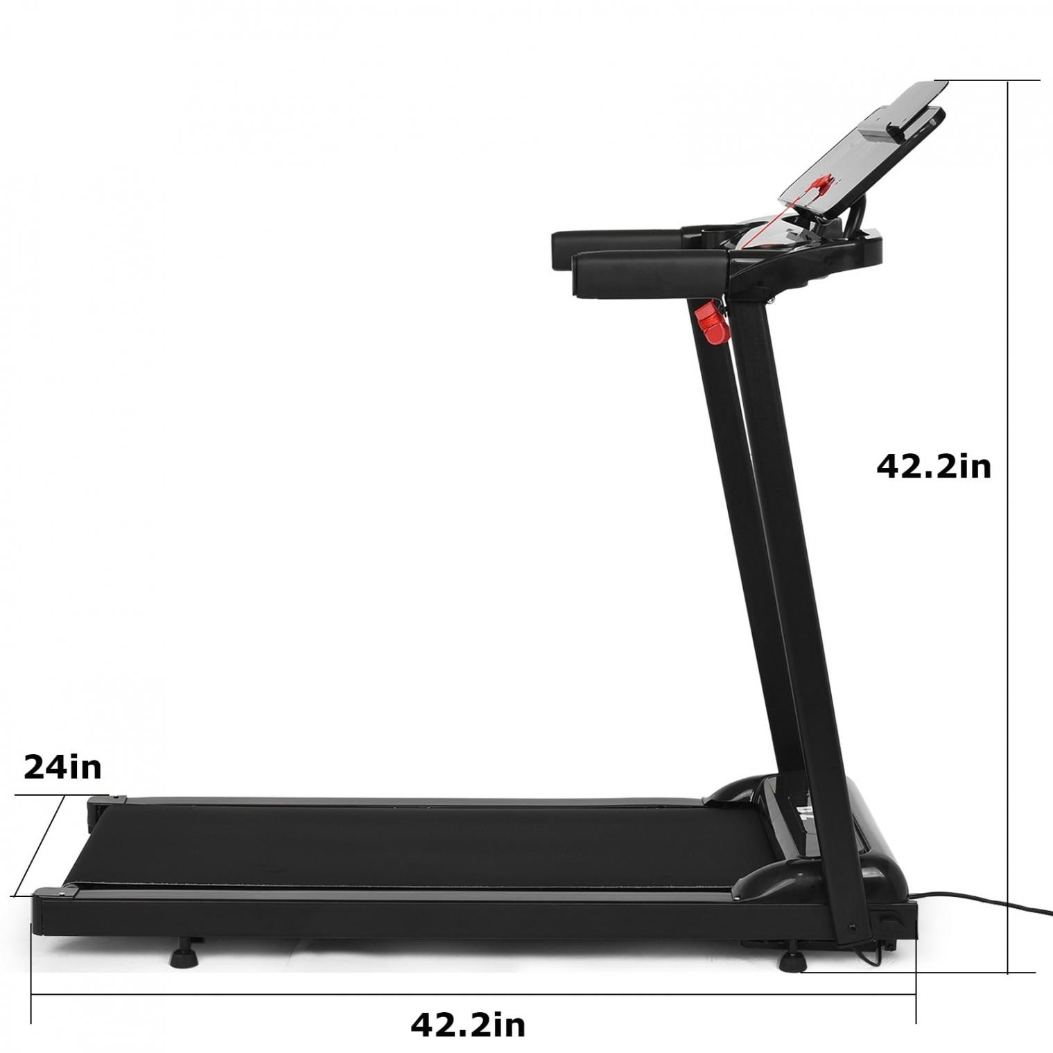 New folding electric treadmill motorised portable running machine fitness lot 2025
