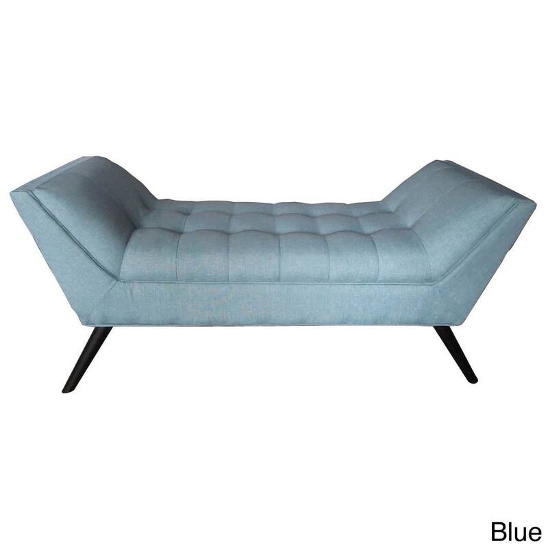 Demi Tufted Fabric Ottoman Bench by Christopher Knight Home