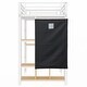 preview thumbnail 16 of 34, Kid-Friendly Design Twin Size Loft Bed with Desk and Wardrobe
