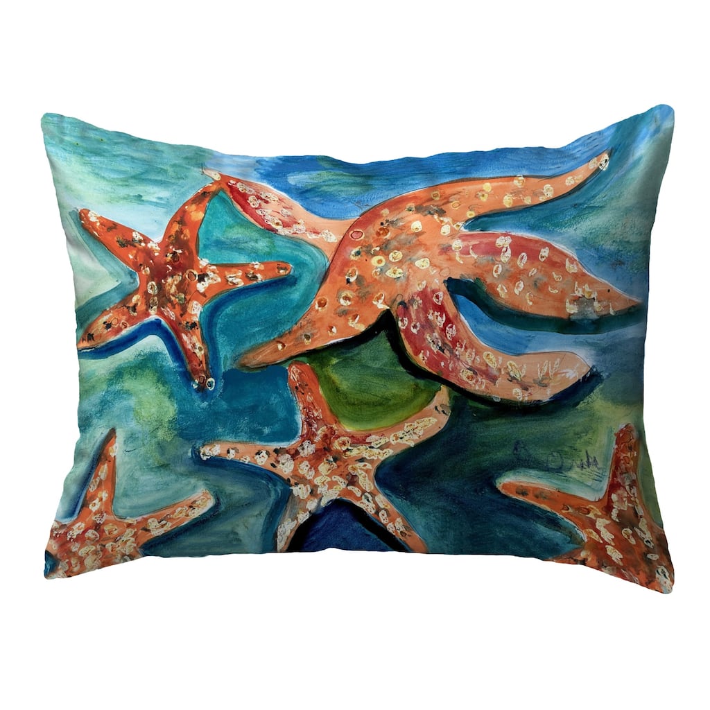 Swimimng Starfish Noncorded Pillow