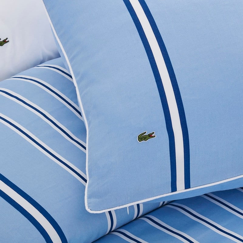 Lacoste Hollis Stripe Cotton Comforter Set