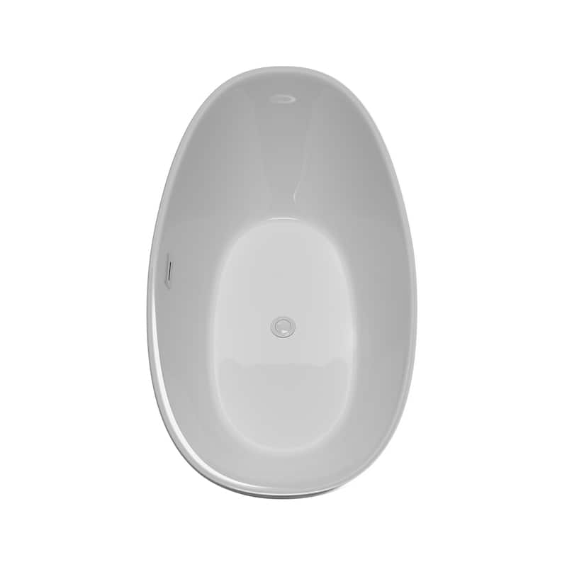 Wyndham Collection WCBTE652060 Dorrit 60" Free Standing Acrylic