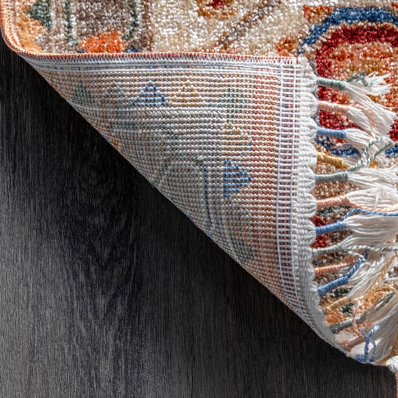 Nuloom Halley Floral Medallion Area Rug