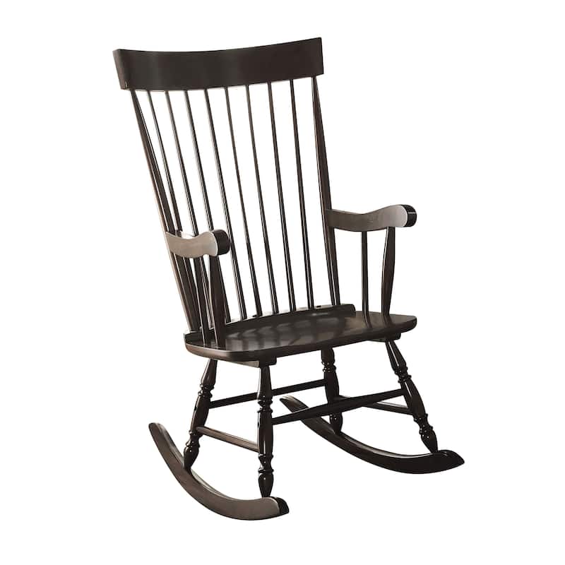 Arlo Black Finish Rocking Chair - Black