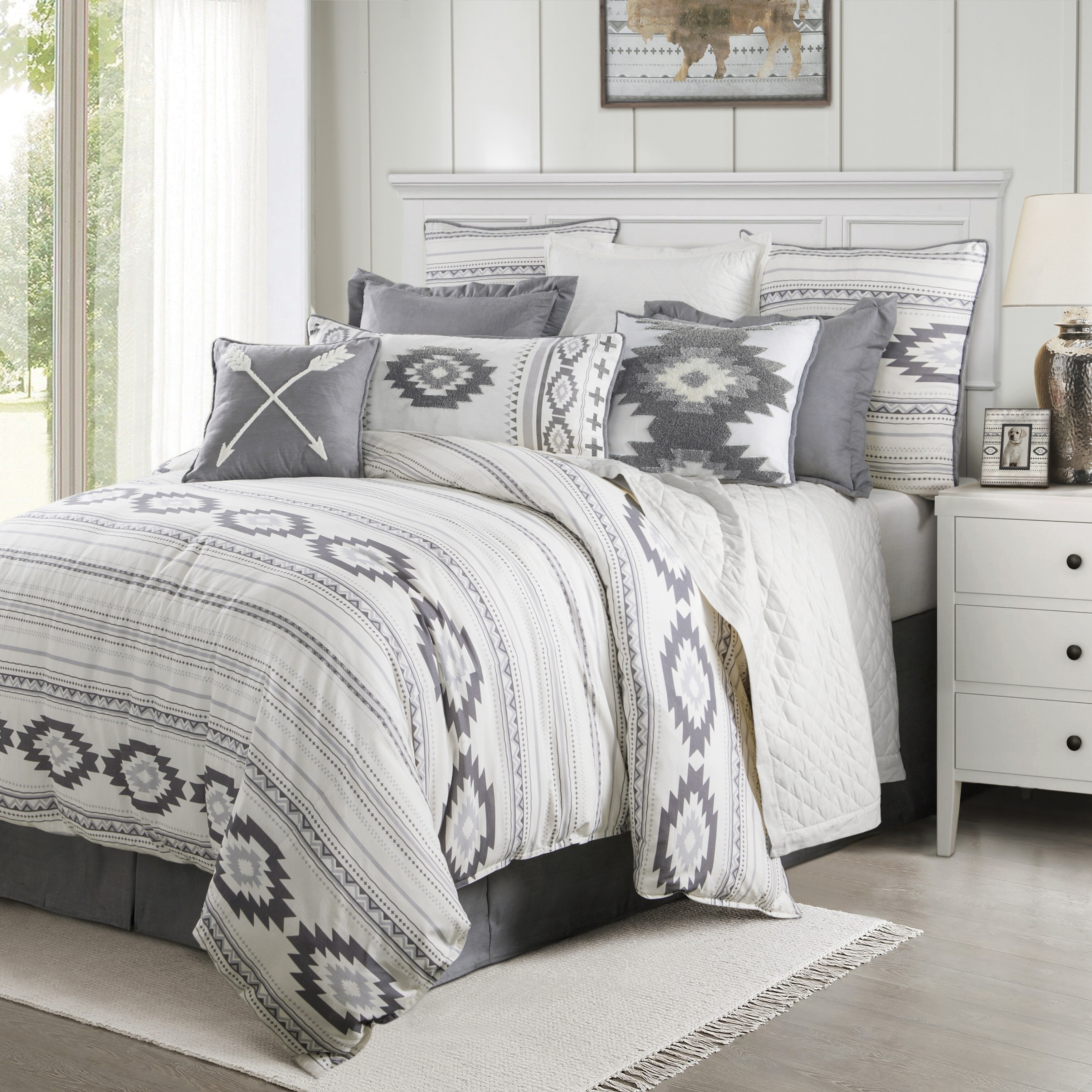 HiEnd Accents Free Spirit Comforter Set - Multi - Twin