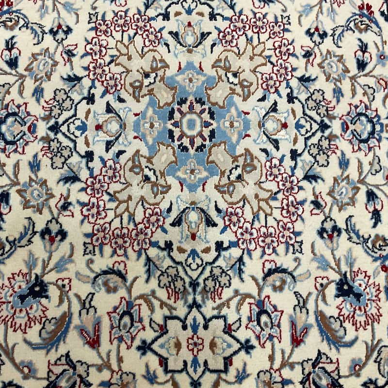 HERAT ORIENTAL Handmade Nain Wool Rug - 3'10" x 6'4"