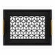 Kate and Laurel Caspen Rectangle Decorative Tray - 12.25x16.5 - Thumbnail 12