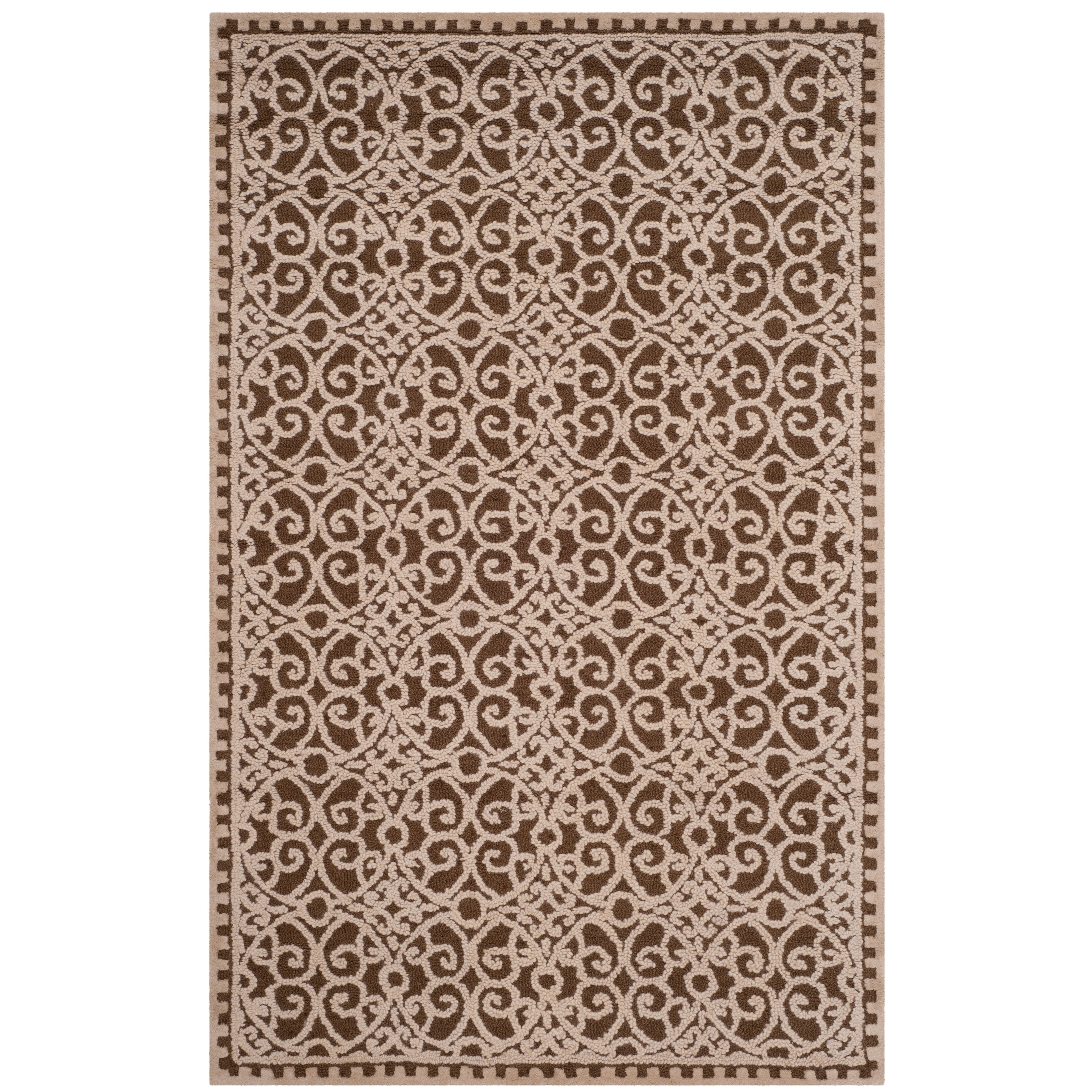 SAFAVIEH Handmade Cambridge Alodie Geometric Wool Rug