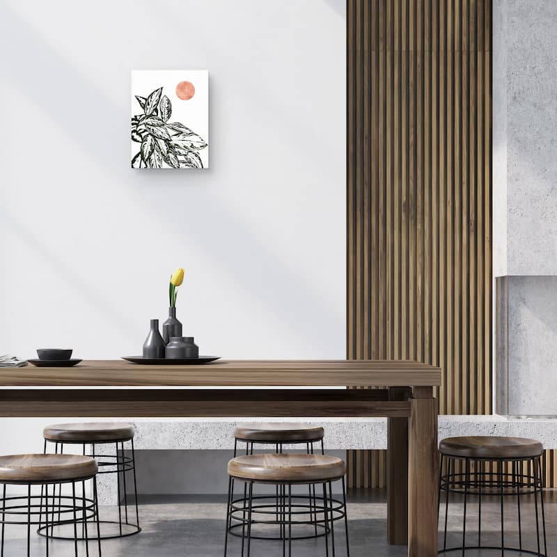 Calas 2 (rose gold) Canvas Art Print