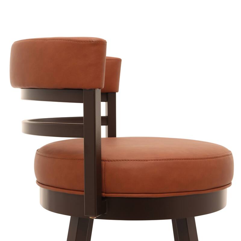 Tempo Furniture Camden Swivel 26" Counterstool w/ Fully Welded Metal Frame (Commercial Grade) by Furnish Theory (Various Colors)