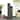 39.3IN Water Fountain Outdoor Modern Floor-Standing Fountain w/Lights