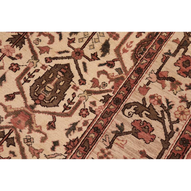 Vintage Herati Bidjar Hand Knotted Wool Rug