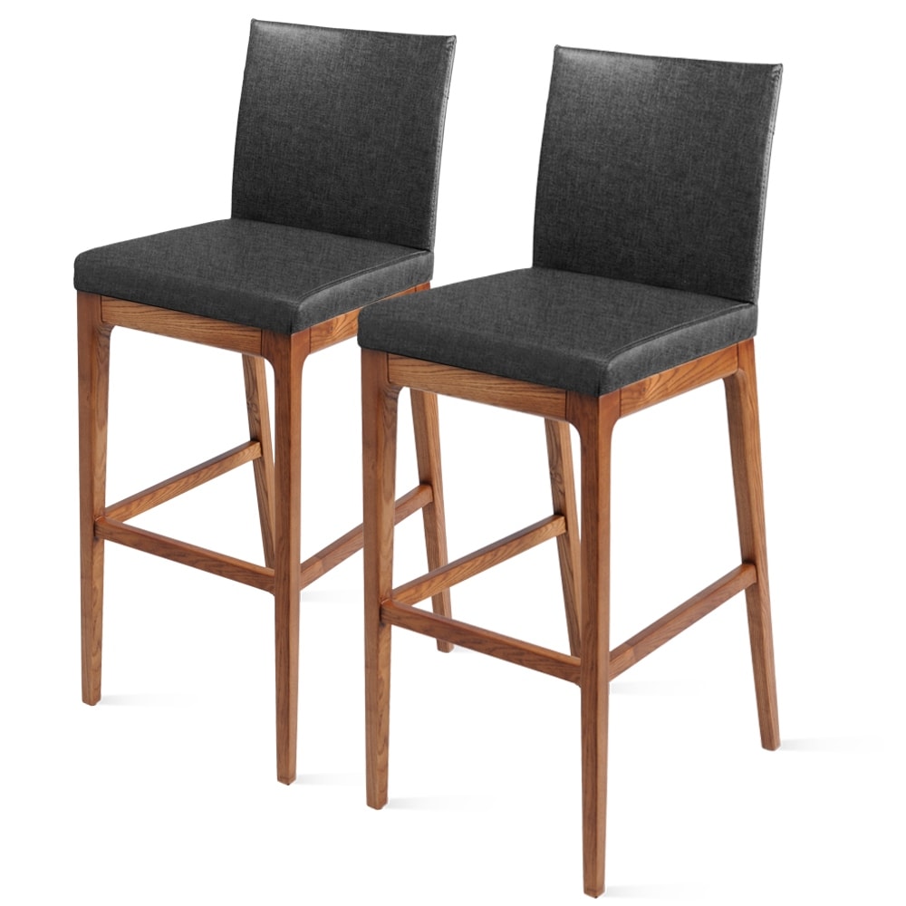 NPD Furniture Devon Fabric Counter Stool (Set of 2)