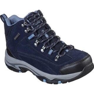 skechers boots womens blue