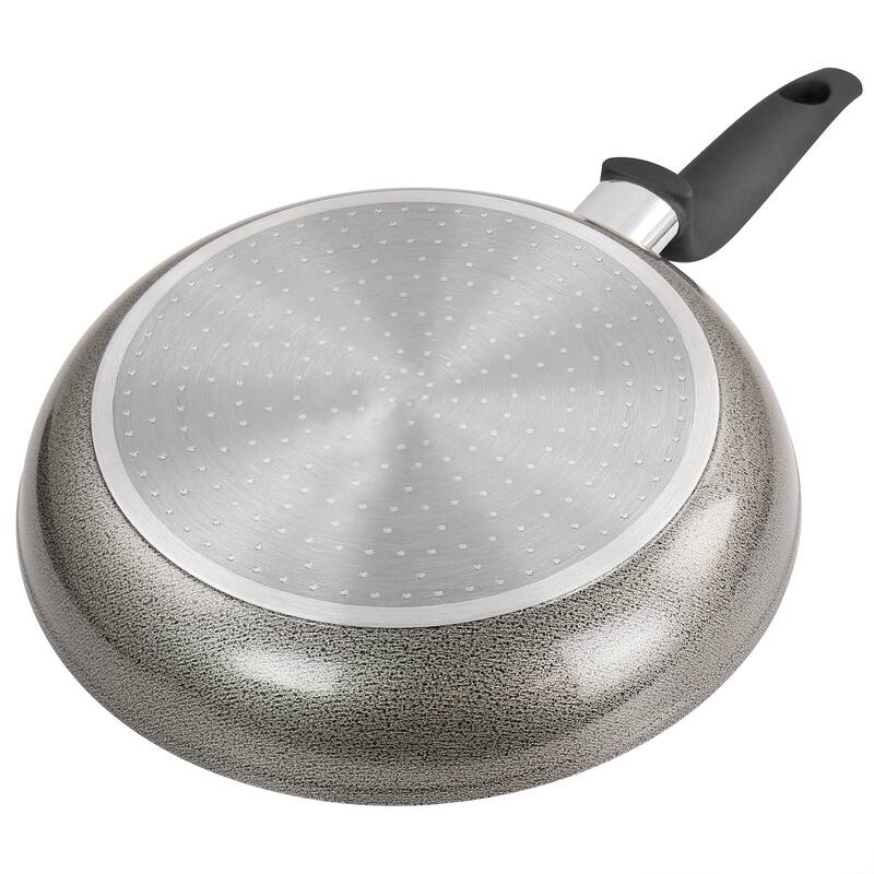 Tosca Cortona 10 Inch Nonstick Aluminum Frying Pan in Warm Grey - 10 Inch