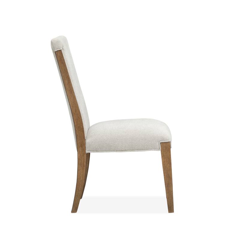 Magnussen Home Plum Creek Sierra Brown Upholstered Side Chair Two Pack - 20.25''W x 25.75''D x 39''H