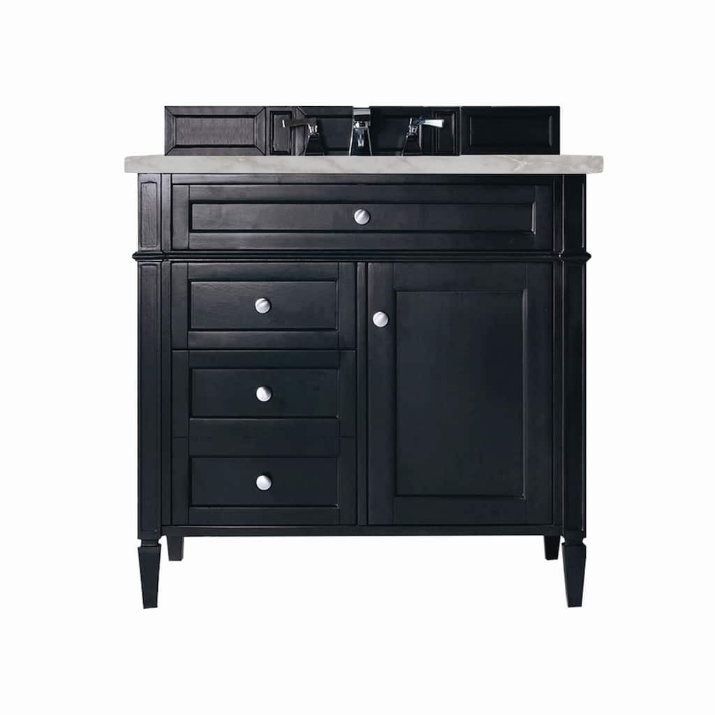 James Martin Vanities 650-V36-3VSL Brittany 36" Single Basin Poplar