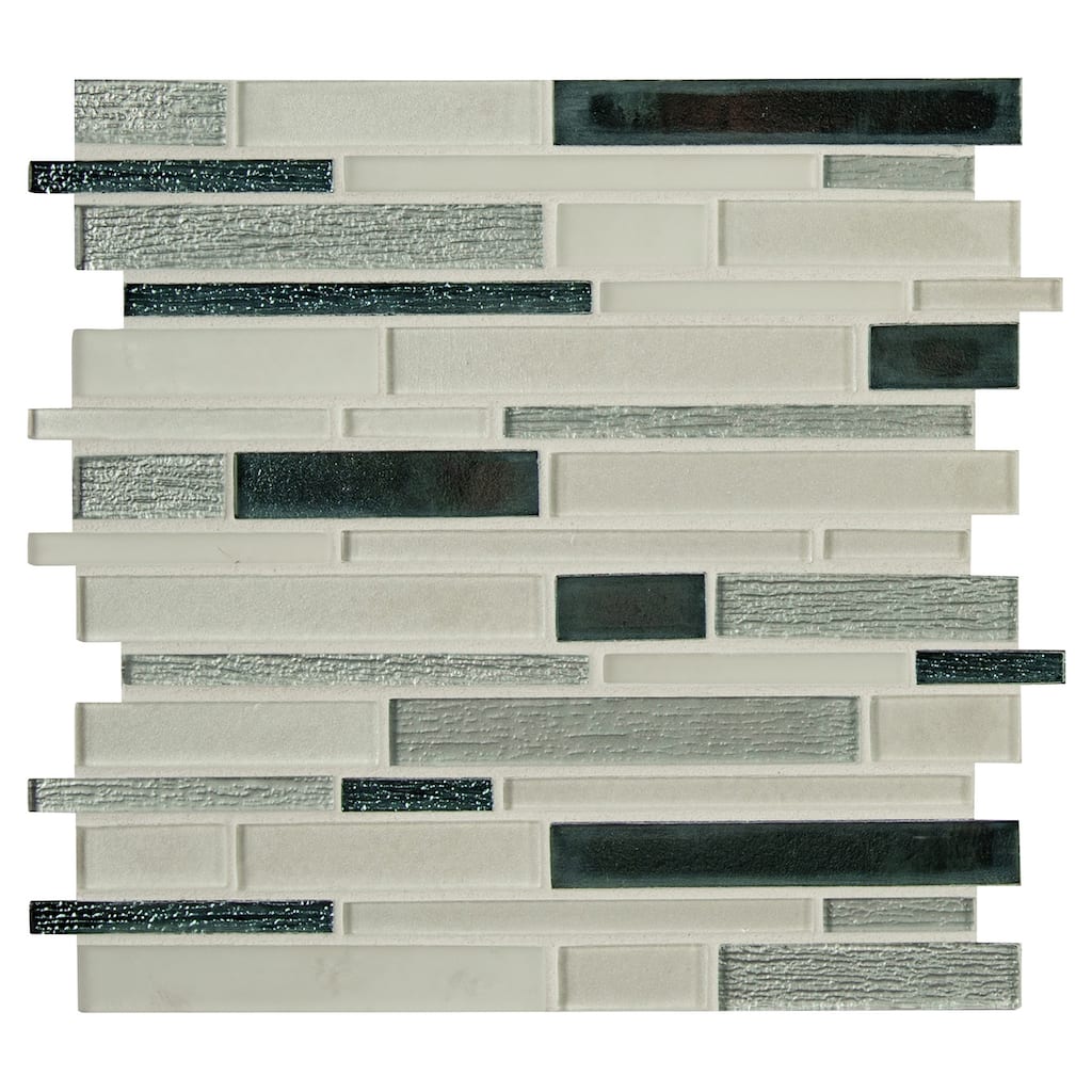 Ackland AKM-G-12X12IL-CA 12" x 12" Glass and Marble and Metal and