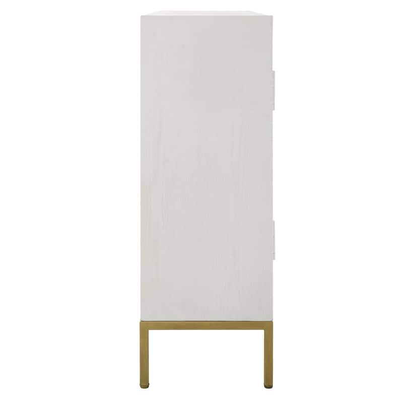 Rectangular Front Range Double Door Storage Cabinet - 40.25" - White